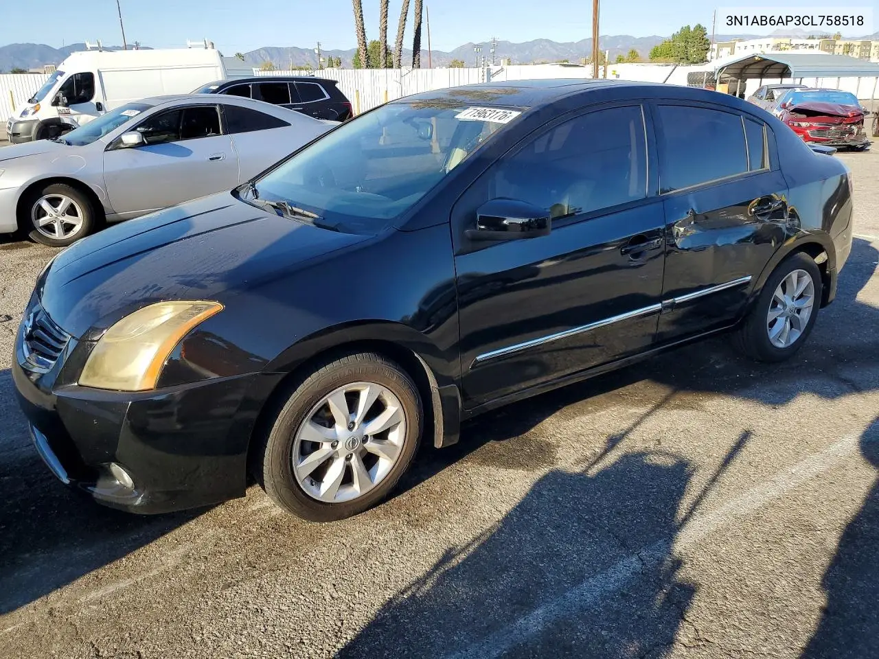 2012 Nissan Sentra 2.0 VIN 3N1AB6AP3CL758518 фото 1