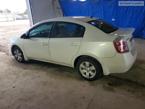 2012 Nissan Sentra 2.0 VIN 3N1AB6AP7CL694323 фото 2