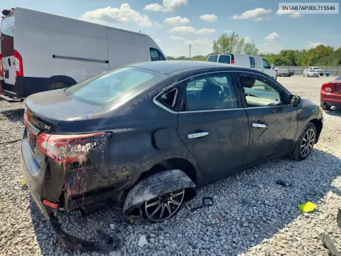 2013 Nissan Sentra S VIN 3N1AB7AP3DL715546 фото 3