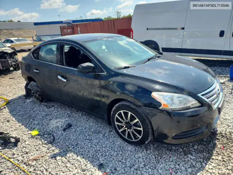2013 Nissan Sentra S VIN 3N1AB7AP3DL715546 фото 4