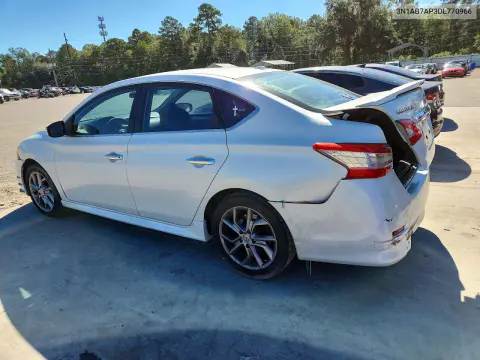 2013 Nissan Sentra S VIN 3N1AB7AP3DL770966 фото 2