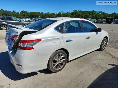 2013 Nissan Sentra S VIN 3N1AB7AP3DL770966 фото 3