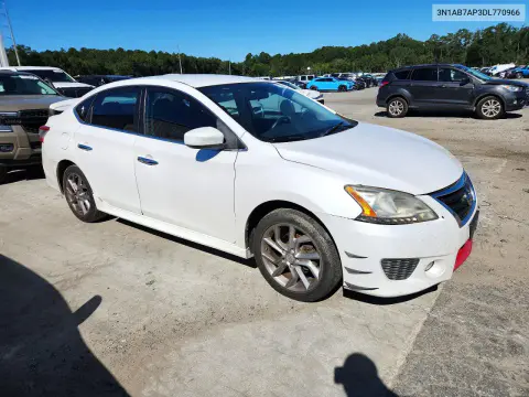 2013 Nissan Sentra S VIN 3N1AB7AP3DL770966 фото 4