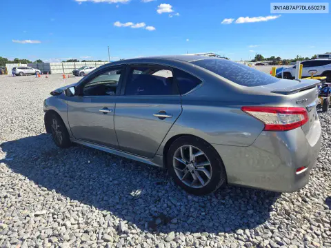 2013 Nissan Sentra S VIN 3N1AB7AP7DL650278 фото 2