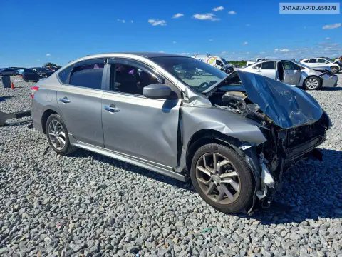 2013 Nissan Sentra S VIN 3N1AB7AP7DL650278 фото 4
