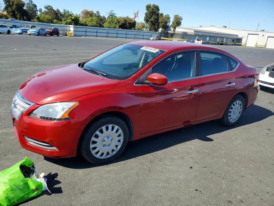 2014 NISSAN SENTRA VIN 3N1AB7AP0EL625630 фото 1