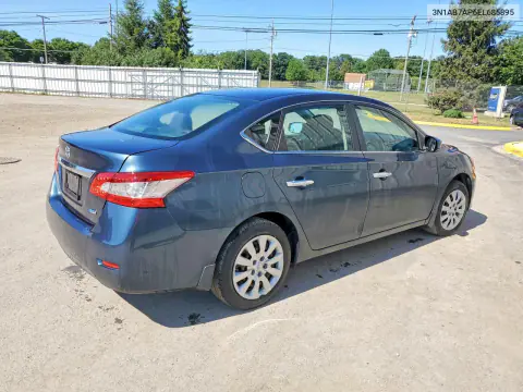 2014 Nissan Sentra S VIN 3N1AB7AP6EL685895 фото 3