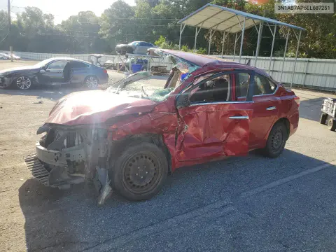 3N1AB7AP5EL687251 — 2014 Nissan Sentra, Повреждения со всех сторон, фото до ремонта