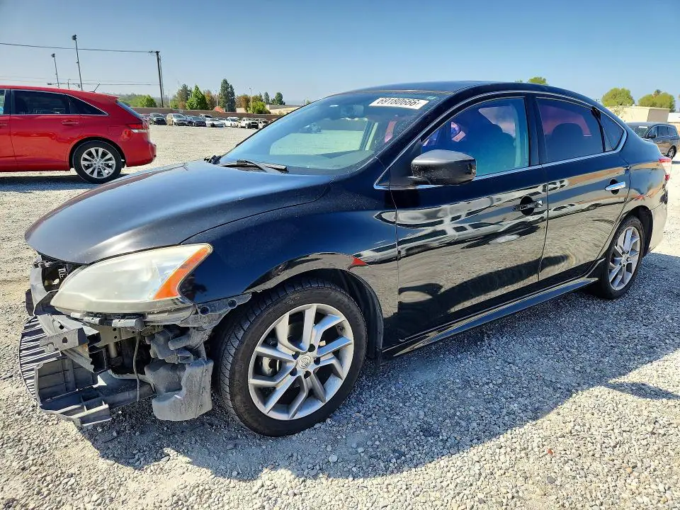 3N1AB7AP2EL635348 Nissan Sentra 2014 — повреждение Передняя часть, фото до ремонта