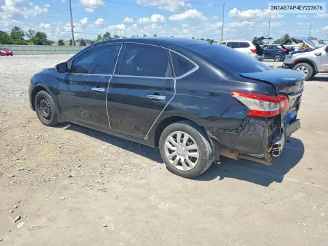 2014 Nissan Sentra Sv VIN 3N1AB7AP4EY223676 фото 2