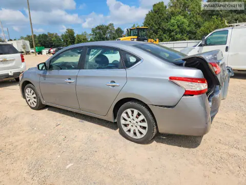 2014 Nissan Sentra S VIN 3N1AB7AP6EY262110 фото 2