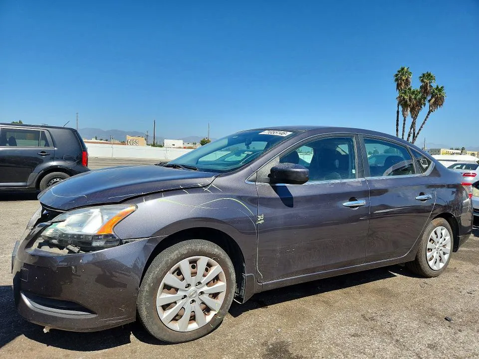 2014 Nissan Sentra VIN 3N1AB7AP1EL608206 фото 1