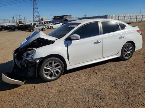 3N1AB7AP9EY312532 — 2014 Nissan Sentra, Передняя часть (Front End), фото до ремонта