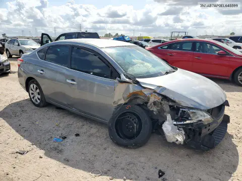 2014 Nissan Sentra S VIN 3N1AB7AP0EL645599 фото 4