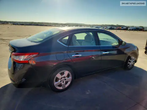 2014 Nissan Sentra S VIN 3N1AB7AP6EL643548 фото 3