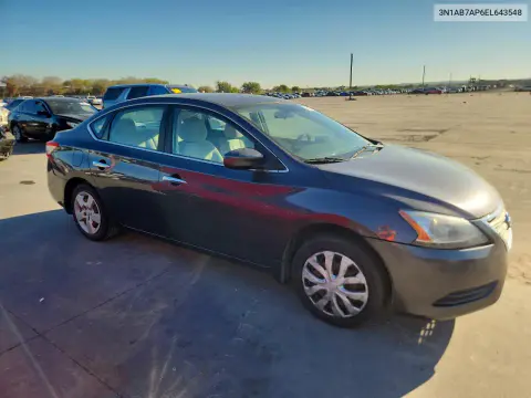 2014 Nissan Sentra S VIN 3N1AB7AP6EL643548 фото 4