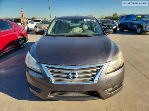 2014 Nissan Sentra S VIN 3N1AB7AP6EL643548 фото 5