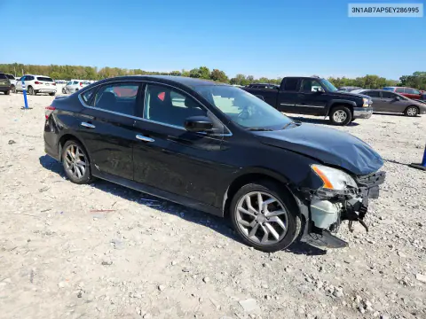 2014 Nissan Sentra Sr VIN 3N1AB7AP5EY286995 фото 4