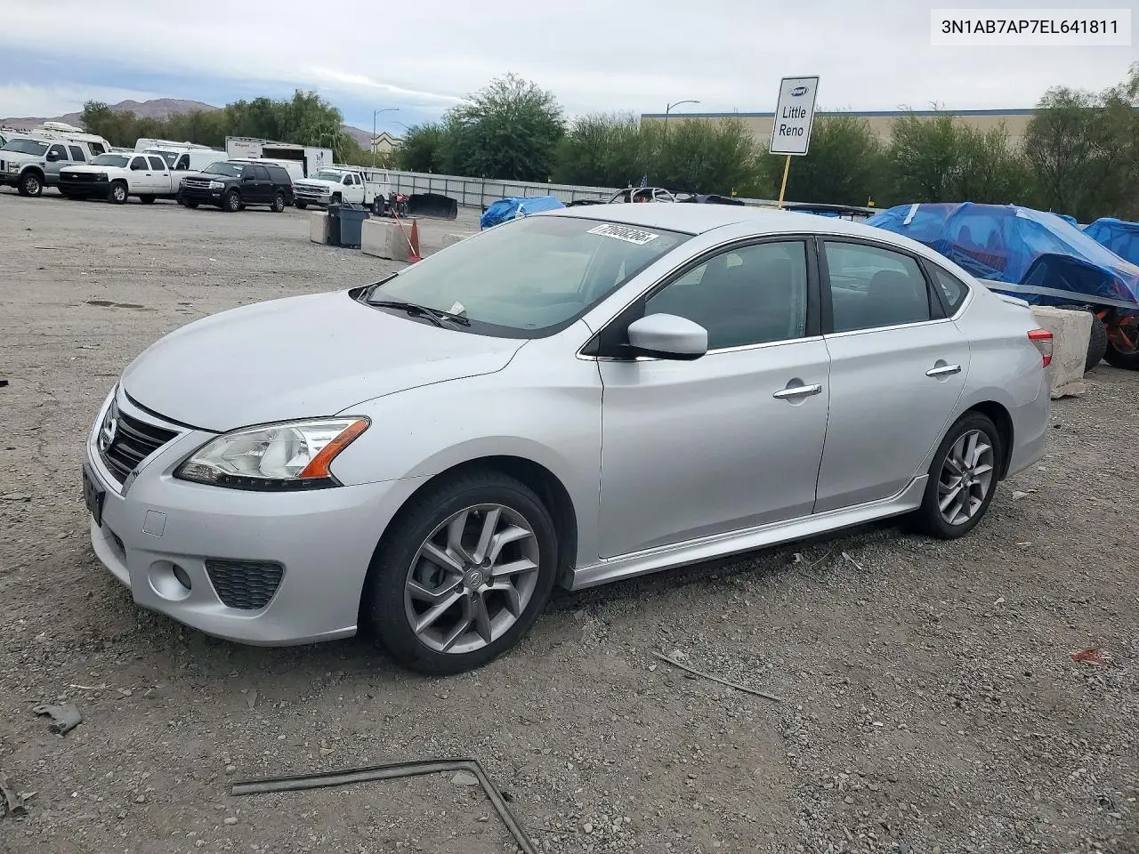 2014 Nissan Sentra Sr VIN 3N1AB7AP7EL641811 фото 1