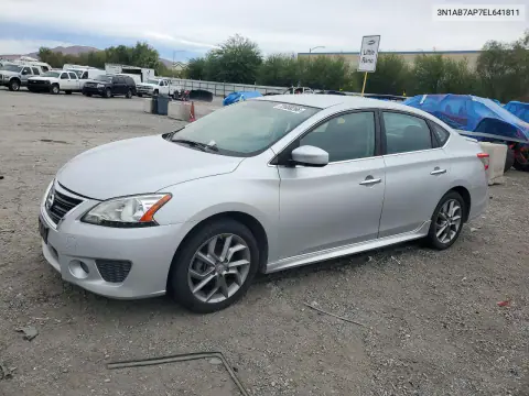 3N1AB7AP7EL641811 — 2014 Nissan Sentra, Мелкие вмятины и царапины, фото до ремонта