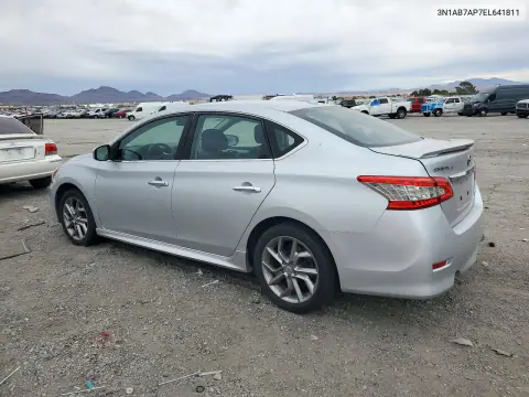 2014 Nissan Sentra Sr VIN 3N1AB7AP7EL641811 фото 2