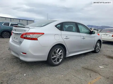 2014 Nissan Sentra Sr VIN 3N1AB7AP7EL641811 фото 3