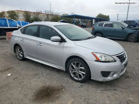 2014 Nissan Sentra Sr VIN 3N1AB7AP7EL641811 фото 4