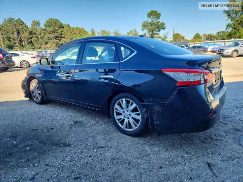 2014 Nissan Sentra Sl VIN 3N1AB7AP5EY309644 фото 2
