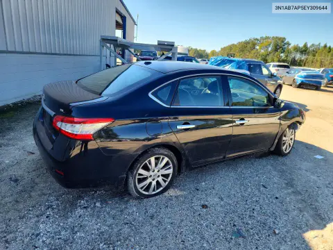 2014 Nissan Sentra Sl VIN 3N1AB7AP5EY309644 фото 3