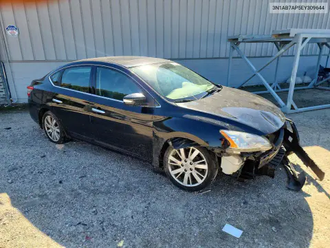 2014 Nissan Sentra Sl VIN 3N1AB7AP5EY309644 фото 4