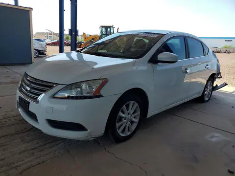3N1AB7AP1FY275347 — 2015 Nissan Sentra, Задняя часть (Rear End), фото до ремонта
