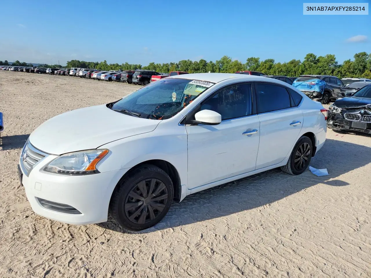 2015 Nissan Sentra Sv VIN 3N1AB7APXFY285214 фото 1