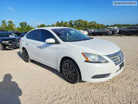2015 Nissan Sentra Sv VIN 3N1AB7APXFY285214 фото 4