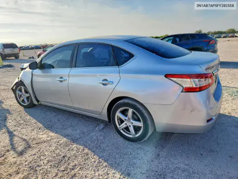 2015 Nissan Sentra S VIN 3N1AB7AP5FY282558 фото 2