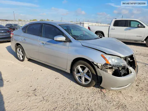 2015 Nissan Sentra S VIN 3N1AB7AP5FY282558 фото 4