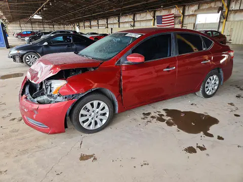 3N1AB7AP8FL650809 — 2015 Nissan Sentra, Передняя часть (Front End), фото до ремонта