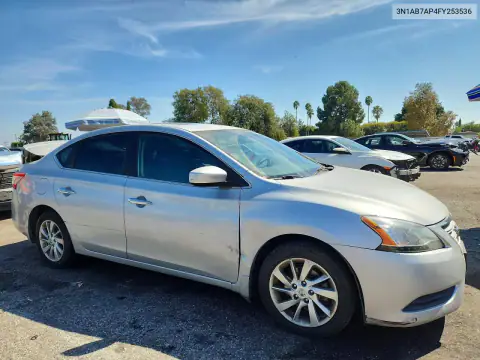 2015 Nissan Sentra Sv VIN 3N1AB7AP4FY253536 фото 4