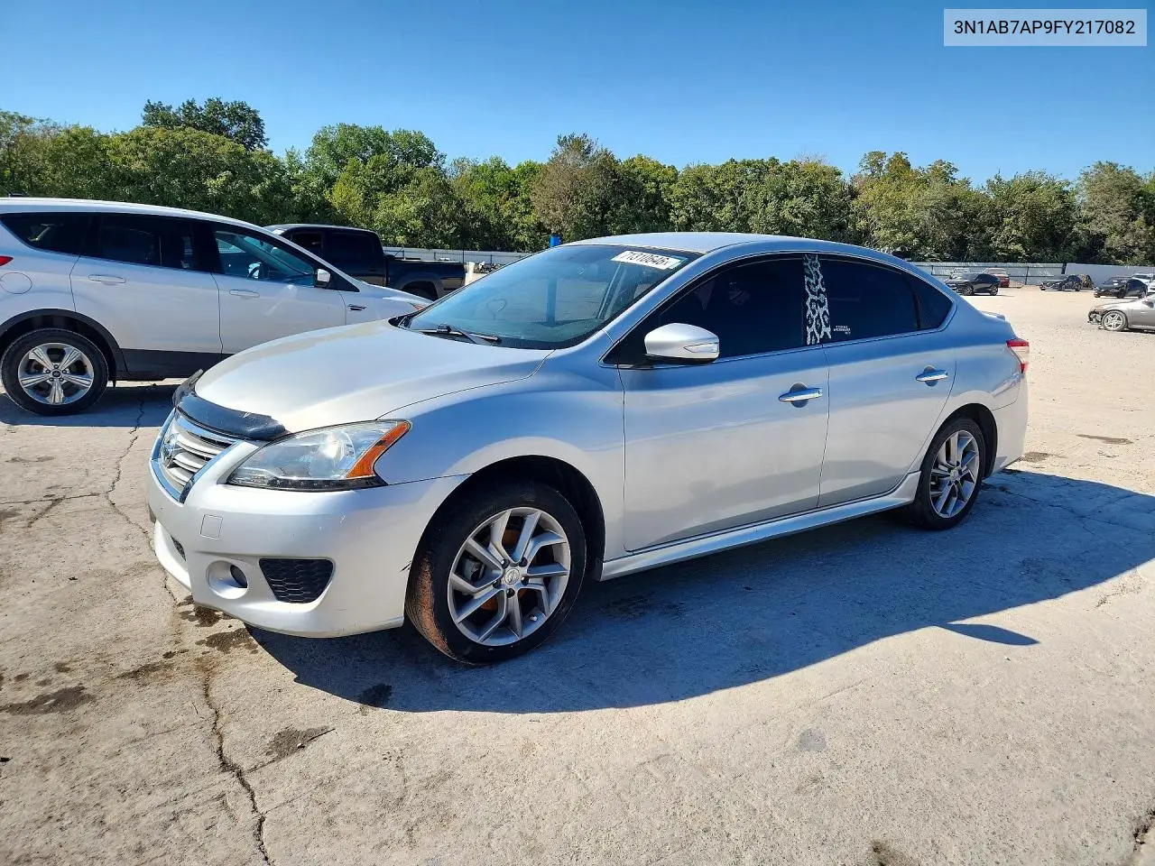 2015 Nissan Sentra Sr VIN 3N1AB7AP9FY217082 фото 1