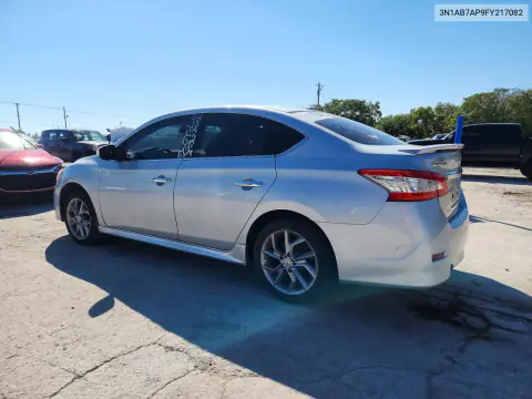 2015 Nissan Sentra Sr VIN 3N1AB7AP9FY217082 фото 2