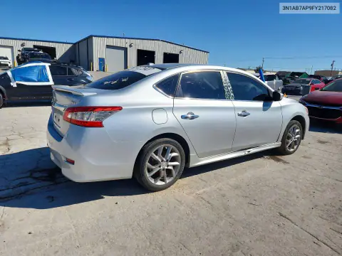 2015 Nissan Sentra Sr VIN 3N1AB7AP9FY217082 фото 3