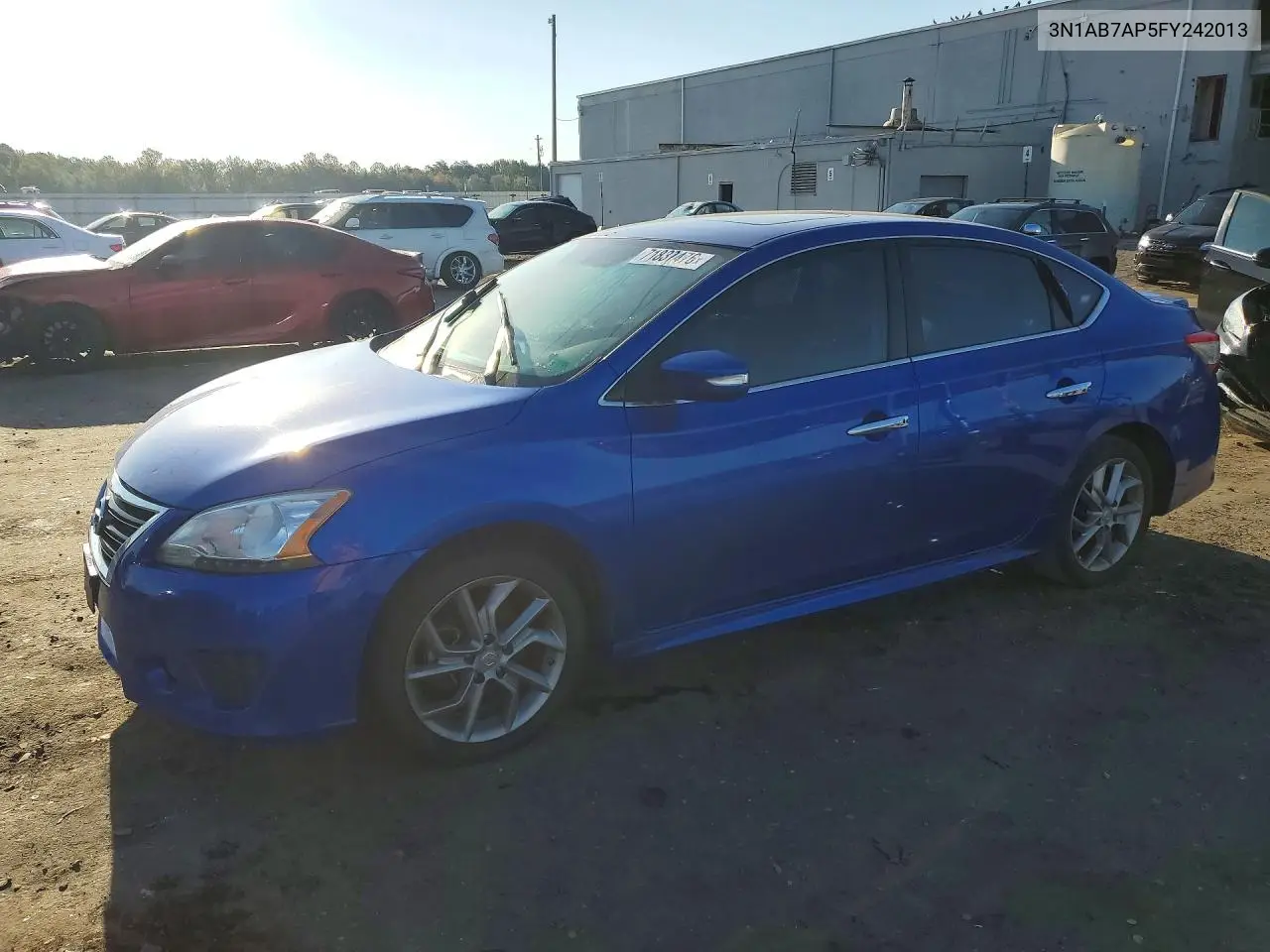 2015 Nissan Sentra Sr VIN 3N1AB7AP5FY242013 фото 1