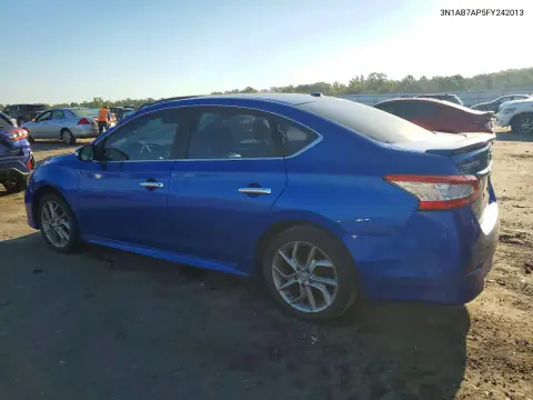 2015 Nissan Sentra Sr VIN 3N1AB7AP5FY242013 фото 2