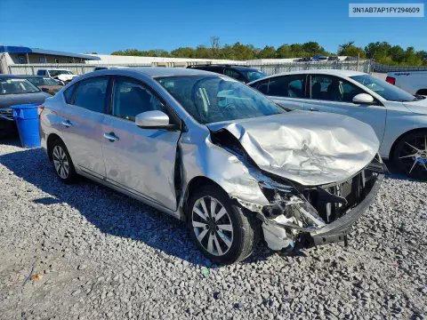 2015 Nissan Sentra Sv VIN 3N1AB7AP1FY294609 фото 4