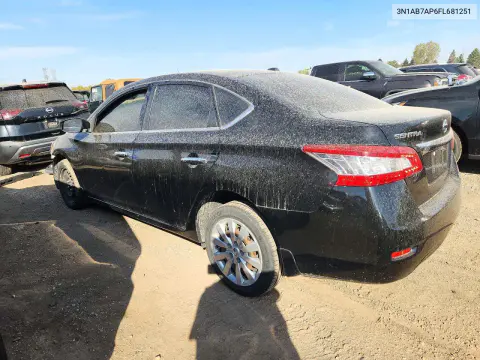 2015 Nissan Sentra Sv VIN 3N1AB7AP6FL681251 фото 2