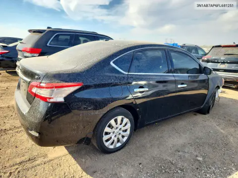 2015 Nissan Sentra Sv VIN 3N1AB7AP6FL681251 фото 3