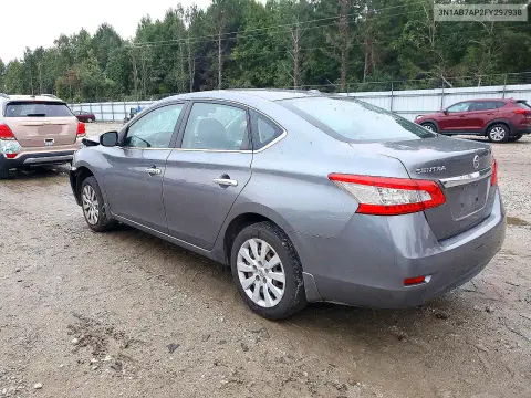 2015 Nissan Sentra Sv VIN 3N1AB7AP2FY297938 фото 2