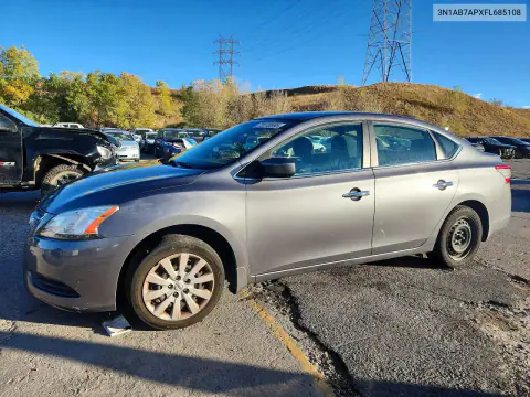 2015 Nissan Sentra Sv VIN 3N1AB7APXFL685108 фото 1