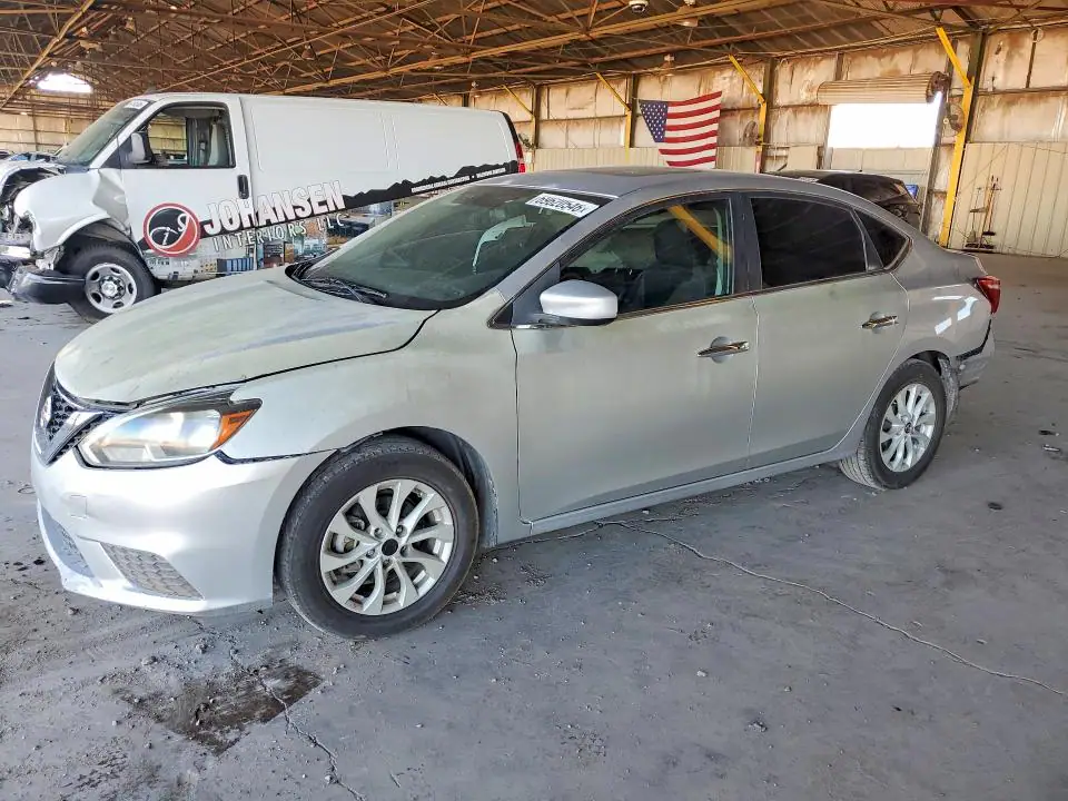 3N1AB7AP6GY286605 Nissan Sentra 2016 — повреждение Задняя часть, фото до ремонта