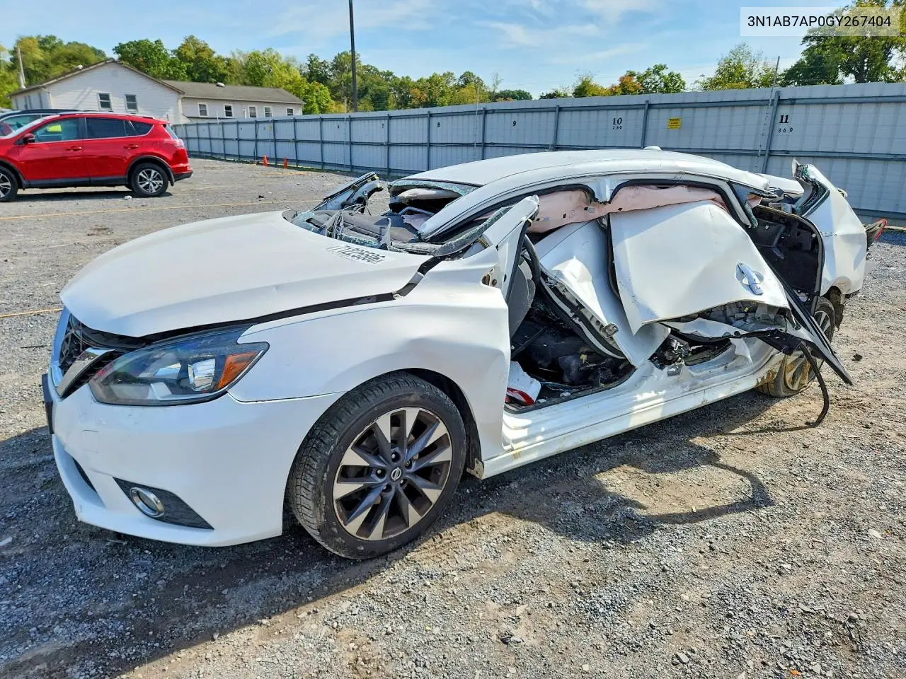 3N1AB7AP0GY267404 Nissan Sentra 2016 — повреждение Повреждения со всех сторон, фото до ремонта
