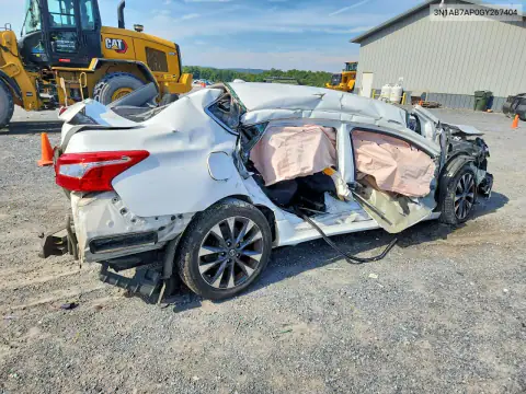 3N1AB7AP0GY267404 — 2016 Nissan Sentra, фото 3 с аукциона Copart, Повреждения со всех сторон